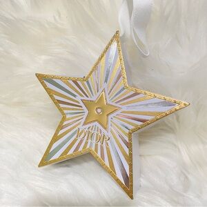 Dior Holiday Gold Star Ornament Box